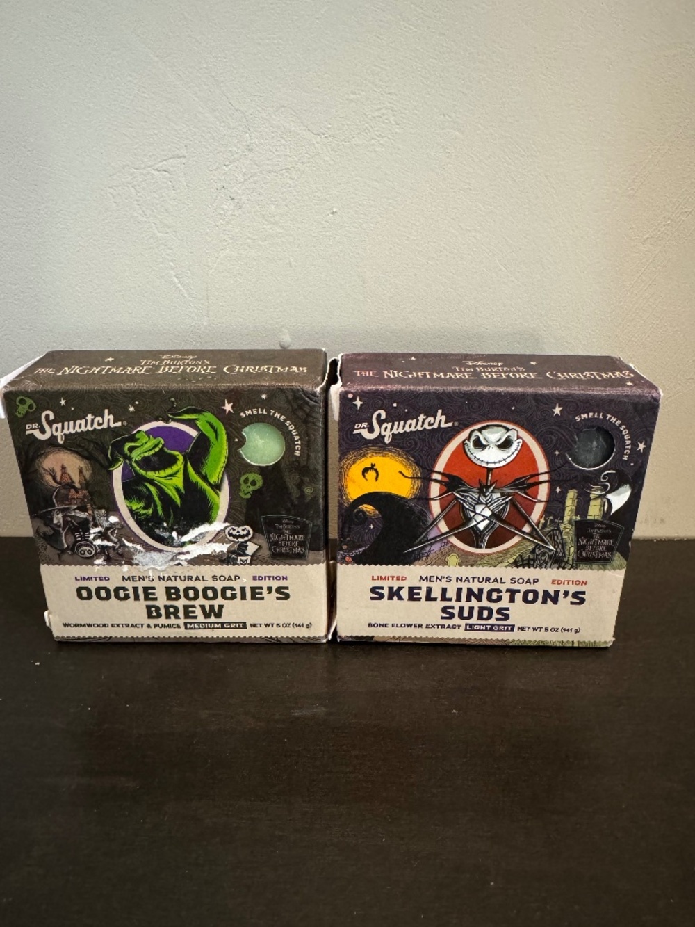 Limited Edition Dr Squatch Nighmare Before Xmas Bar Soap